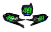 Yamaha Number Background Decals - AMA