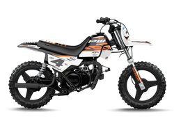 Yamaha Ceo Orange Graphic Kit - YZ YZF WR TTR PW Models | All Years
