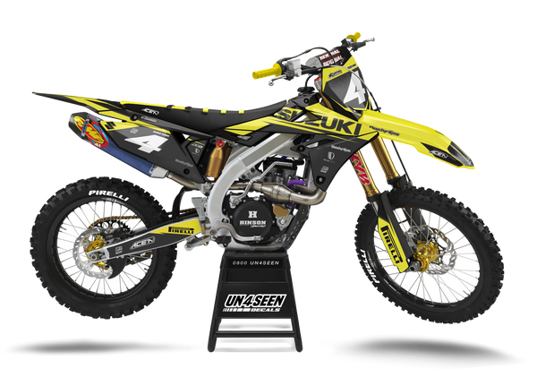 Suzuki Knife Graphic Kit - RMZ RM RMX DR DRZ JR Models | All Years