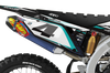 Suzuki Graphics Kit - Rockstar Aqua