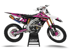 Suzuki Warboy Pink Graphic Kit - RMZ RM RMX DR DRZ JR Models | All Years
