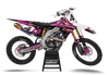 Suzuki Graphics Kit - Warboy Pink