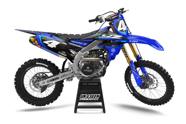 Yamaha Keen Aqua Graphic Kit - YZ YZF WR TTR PW Models | All Years