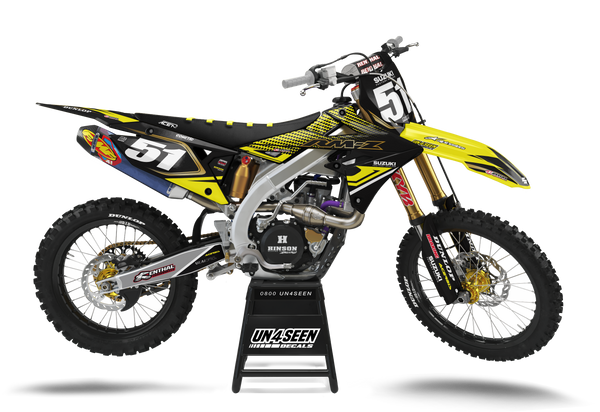Suzuki Villo Graphic Kit - RMZ RM RMX DR DRZ JR Models | All Years