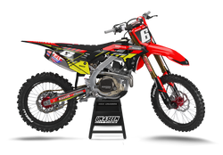 Honda Factor Yellow Graphic Kit - CRF CR XR Models | All Years