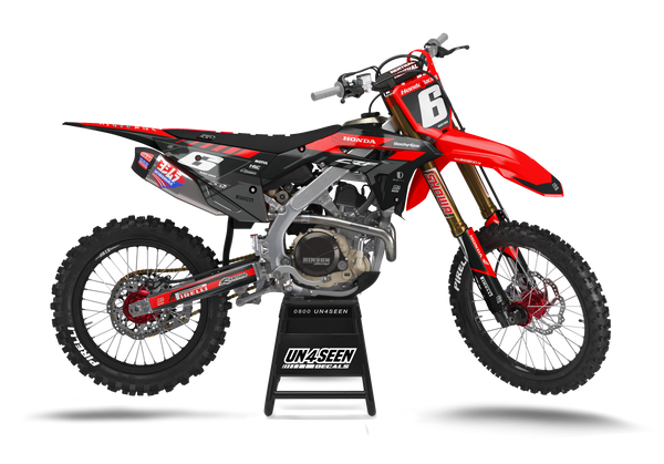 Honda Factor Grey Graphic Kit - CRF CR XR Models | All Years