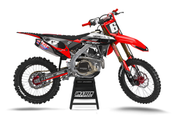 Honda Treble Grey Graphic Kit - CRF CR XR Models | All Years