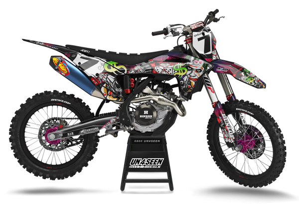 Gasgas Gambling Joker Graphic Kit - MC EC ES EX Models | All Years