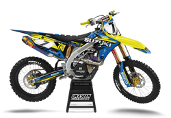 Suzuki Factor Blue Graphic Kit - RMZ RM RMX DR DRZ JR Models | All Years