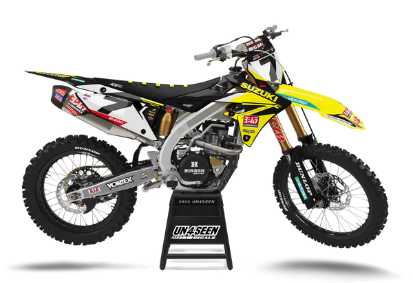 Suzuki James Stewart Replica Graphic Kit - RMZ RM RMX DR DRZ JR Models | All Years
