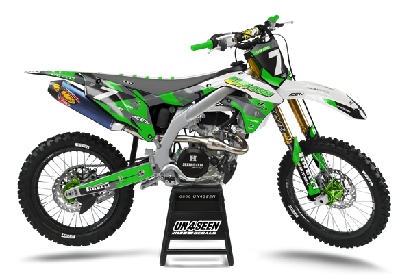 Kawasaki Sneak Graphic Kit - KK KXF KDX KLX Models | All Years