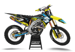 Suzuki Big S Blue Graphic Kit - RMZ RM RMX DR DRZ JR Models | All Years