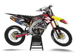Suzuki Big S Red Graphic Kit - RMZ RM RMX DR DRZ JR Models | All Years