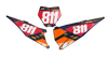 KTM Number Background Decals - Flux