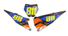 KTM Number Background Decals - Flux