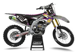 Kawasaki 98 Tweaked Grey Graphic Kit - KK KXF KDX KLX Models | All Years