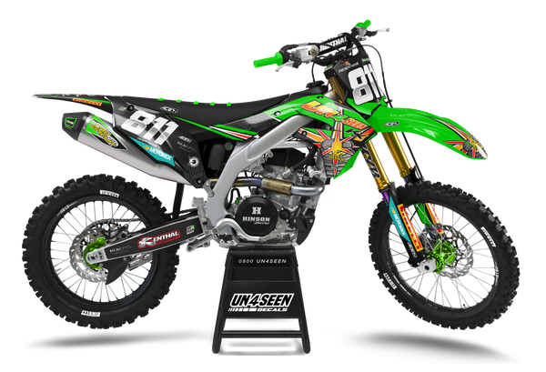 Kawasaki Splitfire Two Graphic Kit - KK KXF KDX KLX Models | All Years