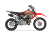 Crf110 Graphics Kit - Splitfire 2 Red