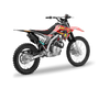 Honda Crf125f Graphic Kit - Splitfire 2 Red