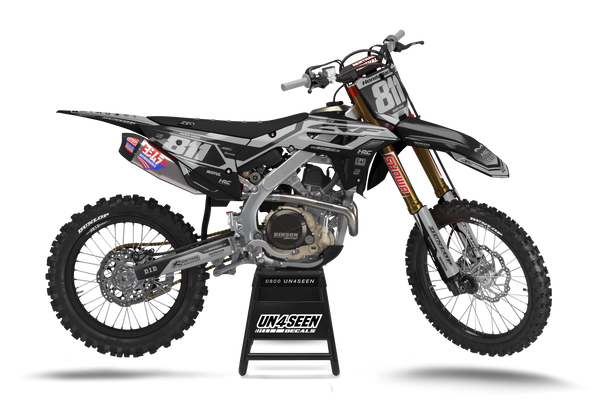 Honda Zinger Grey Graphic Kit - CRF CR XR Models | All Years
