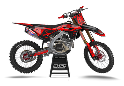 Honda Zinger Red Graphic Kit - CRF CR XR Models | All Years