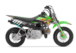 Honda Splitfire 2 Green Graphic Kit - CRF CR XR Models | All Years