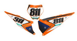 KTM Factory Flo Number Background - SX SXF XC XCF EXC EXCF Models | All Years