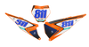 KTM Number Background Decals - Factory Flo