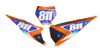 KTM Number Background Decals - Factory Flo