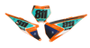 KTM Number Background Decals - Factory Flo