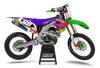Kawasaki Graphics Kit - Fire Skull Green