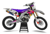 Kawasaki Graphics Kit - Fire Skull Grey