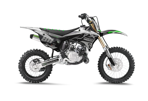Kawasaki Martelli Green Graphic Kit - KK KXF KDX KLX Models | All Years