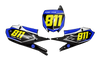Yamaha Number Background Decals - Flux