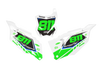 Kawasaki Number Background Decals - Apollo