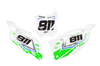 Kawasaki Number Background Decals - Apollo