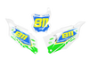 Kawasaki Number Background Decals - Apollo