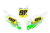 Kawasaki Number Background Decals - Apollo