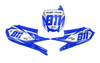 Yamaha Number Background Decals - Rachet