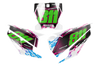 Husqvarna Number Background Decals - Flash