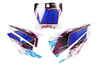 Husqvarna Number Background Decals - Flash