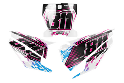 Husqvarna Flash Number Background - TC FC TE TX FE FS FX Models | All Years