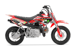Honda Gas Red Graphic Kit - CRF CR XR Models | All Years