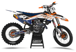 KTM Muff Navy Graphic Kit - SX SXF XC XCF EXC EXCF Models | All Years