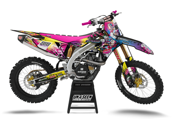 Suzuki Harley Quin Graphic Kit - RMZ RM RMX DR DRZ JR Models | All Years