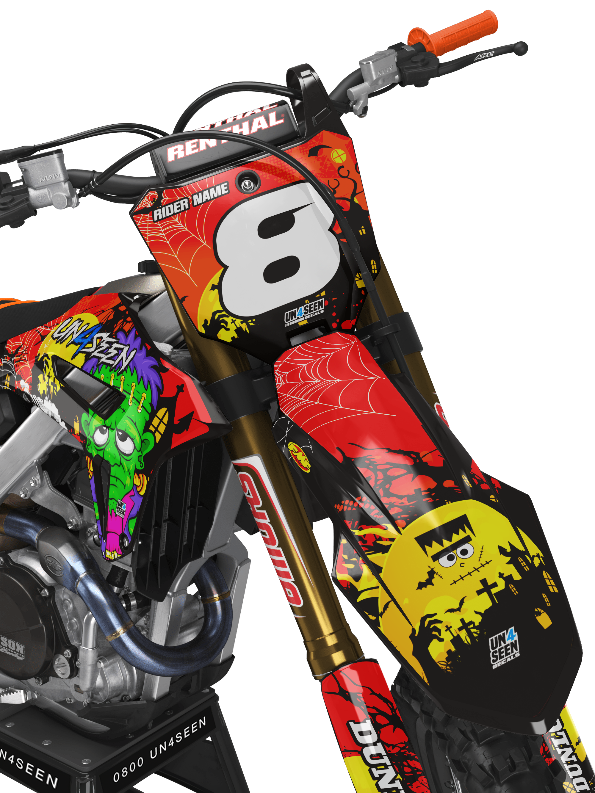 Honda Zombie Graphics Kit - Frankenstein