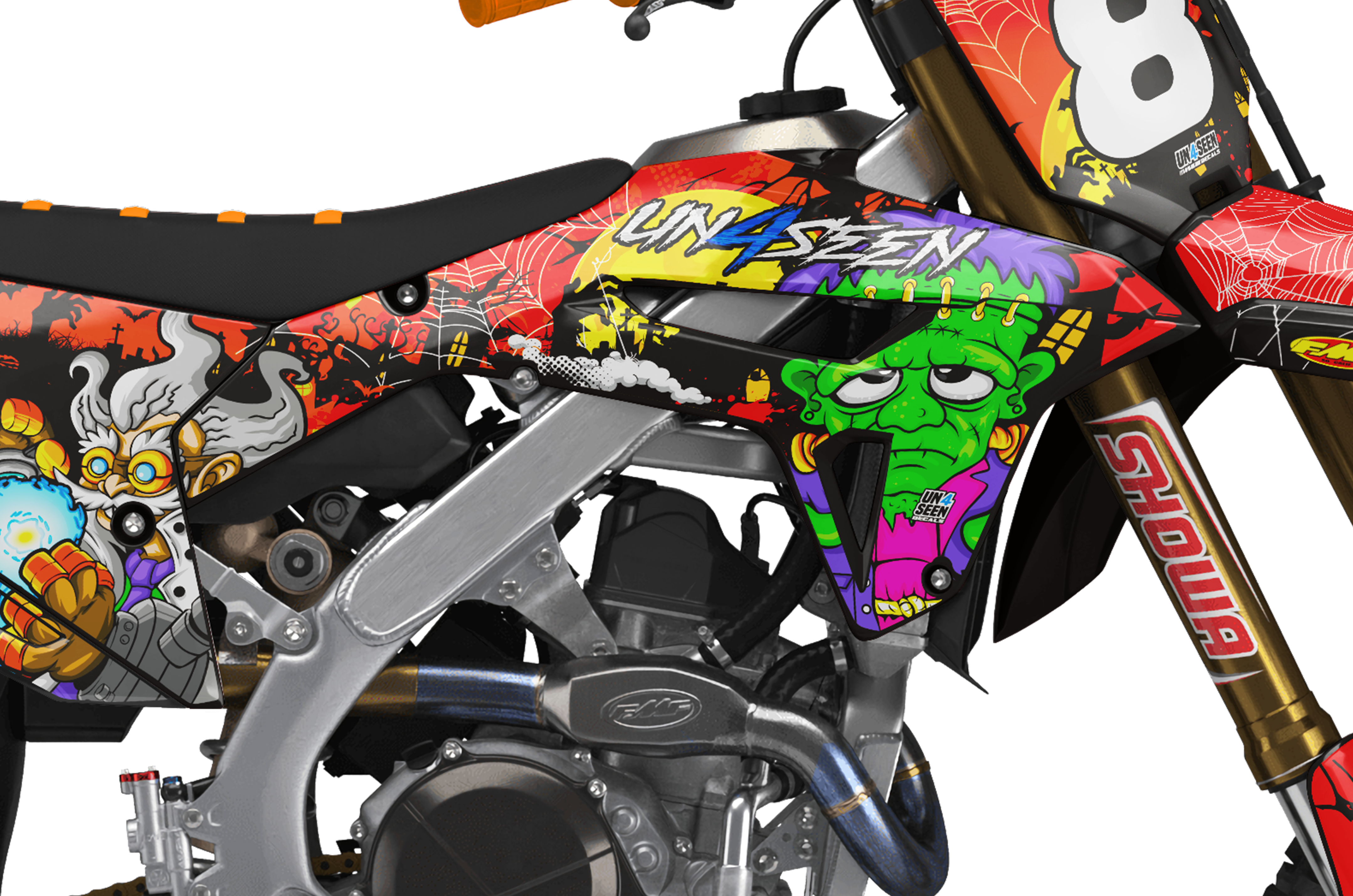 Honda Zombie Graphics Kit - Frankenstein