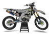 Kawasaki Graphics Kit - Punch Grey