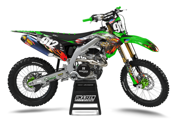 Kawasaki Merica Madness Graphic Kit - KK KXF KDX KLX Models | All Years