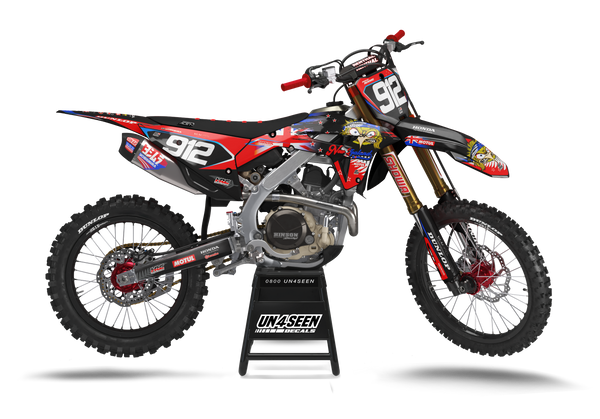 Honda Angry Kiwi Graphic Kit - CRF CR XR Models | All Years